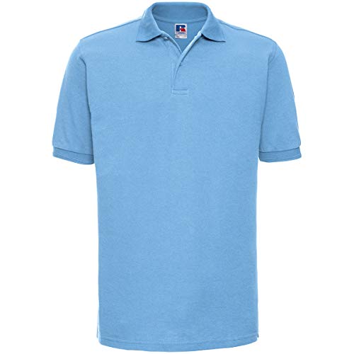 Russell Europe: Robustes Poloshirt bis 6XL R-599M-0, Größe:4XL;Farbe:Sky von Russell