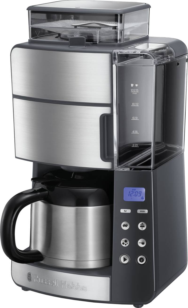 RUSSELL HOBBS Kaffeemaschine mit Mahlwerk "Grind & Brew 25620-56", 1,25 l Kaffeekanne, Papierfilter, 1x4 von Russell Hobbs