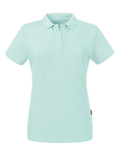 Russell Pure Organic Damen Pure Organic Polo Shirt Kurzarm 8 verschiedene Farben von Russell Pure Organic