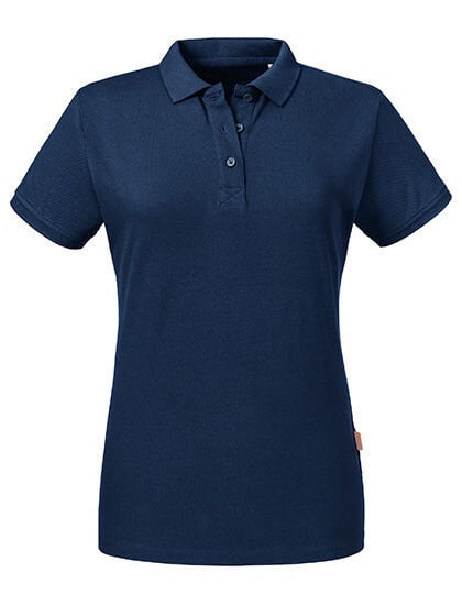 Russell Pure Organic Damen Pure Organic Polo Shirt Kurzarm 8 verschiedene Farben von Russell Pure Organic