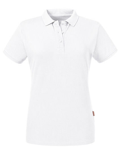 Russell Pure Organic Damen Pure Organic Polo Shirt Kurzarm 8 verschiedene Farben von Russell Pure Organic