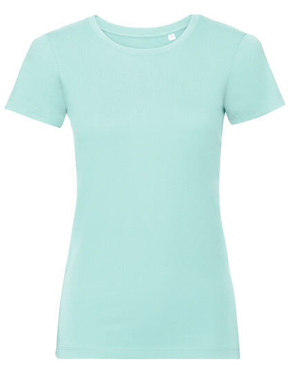 Russell Pure Organic Damen Pure Organic T-Shirt Rundhals in 13 verschiedenen Farben von Russell Pure Organic