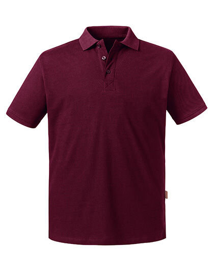 Russell Pure Organic Herren Pure Organic Polo Shirt Kurzarm 8 verschiedene Farben von Russell Pure Organic