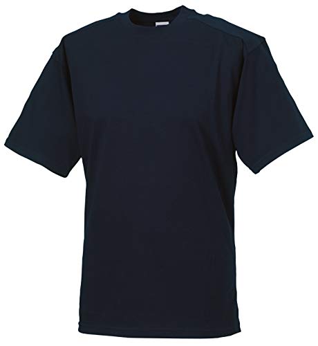 Russell Herren-T-Shirt, schwer, Größe XL, Marineblau von Russell Workwear