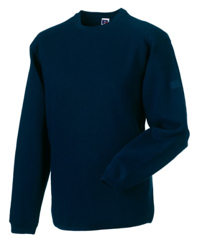 Russell Workwear Sweatshirt/Pullover, Rundhalsausschnitt (2XL) (Marineblau) von Russell Workwear
