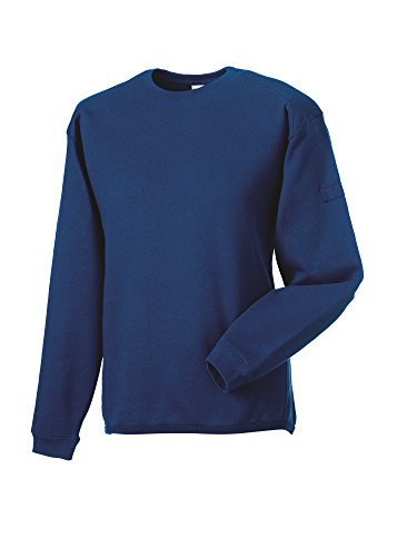 Russell WorkwearHerren Schlichte AusführungSweatshirt Blau Bright Royal von Russell Workwear