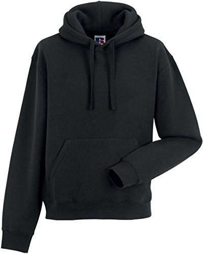 Russel Europe Authentic Sweat Hoodie Kapuzenpullover, Größe:L, Farbe:Black von Russell