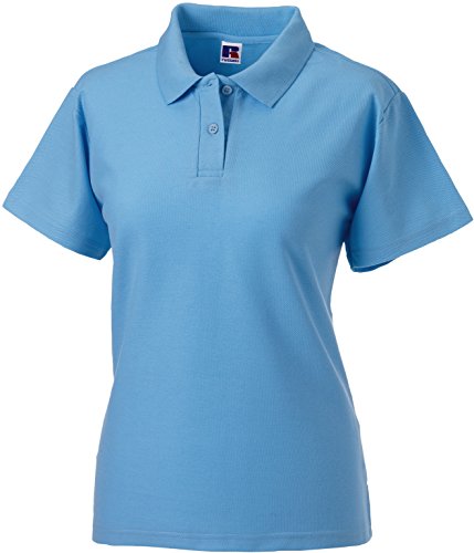 Russel Europe Ladies Poly-Cotton Blend Damen Polo Shirt, Größe:XL, Farbe:Sky von Russell
