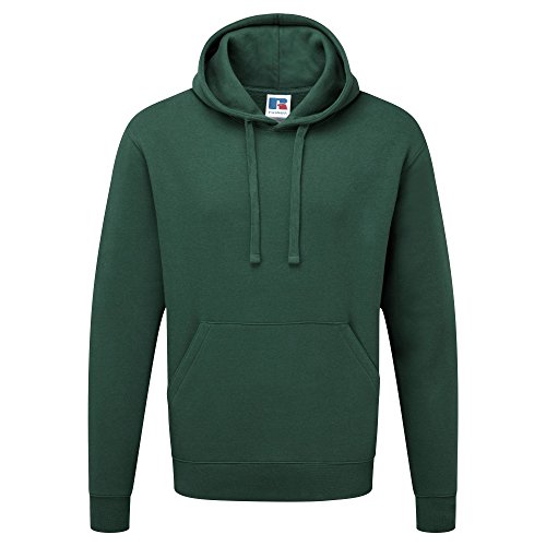 Russell Authentic Kapuzenpullover/Kapuzensweater/Hoodie (S) (Flaschengrün) von Russell