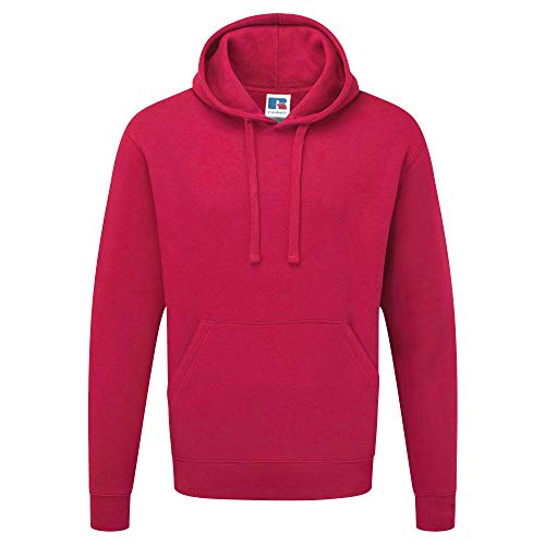 Russell Authentic Kapuzenpullover / Kapuzensweater / Hoodie (L) (Fuchsia) von Russell