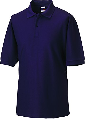 Russell Collection Klassisches Poloshirt aus Mischgewebe R-539M-0 L,Purple von Russell Athletic