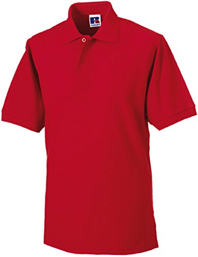 Russell Collection r-599 m-0 Poloshirt aus robustem Baumwollmischgewebe bis Größe 4XL M Rouge - Classic Red von Russell