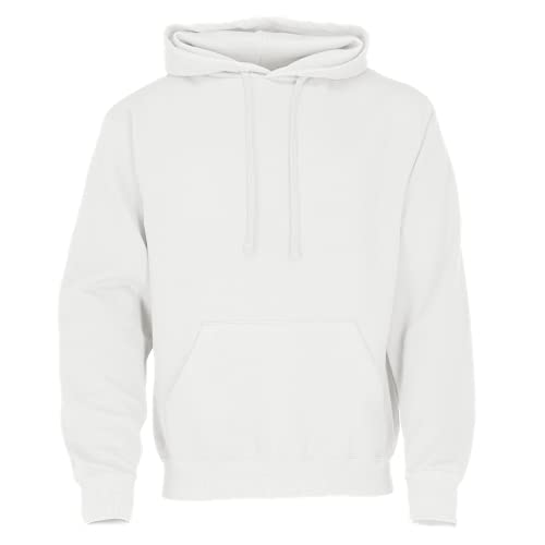 Russell Colour Kapuzenpullover/Kapuzen-Sweatshirt/Hoodie (L) (weiß) von Russell