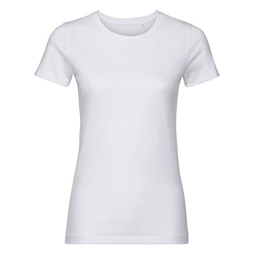 Russell Damen Authentic T-Shirt (XL) (Weiß) von Russell