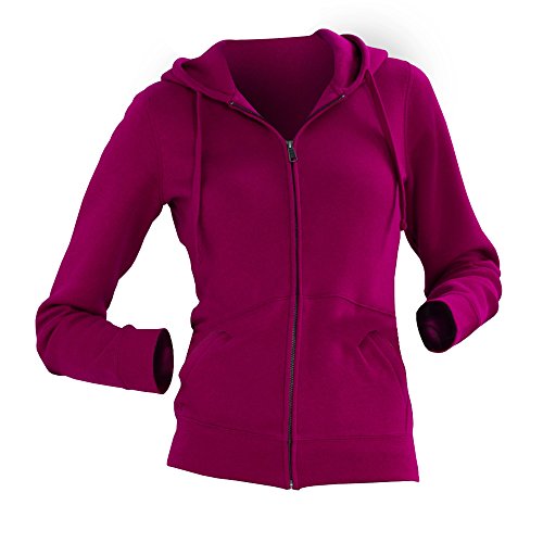 Russell Damen Kapuzenjacke, 3lagig (L) (Fuchsia) von Russell