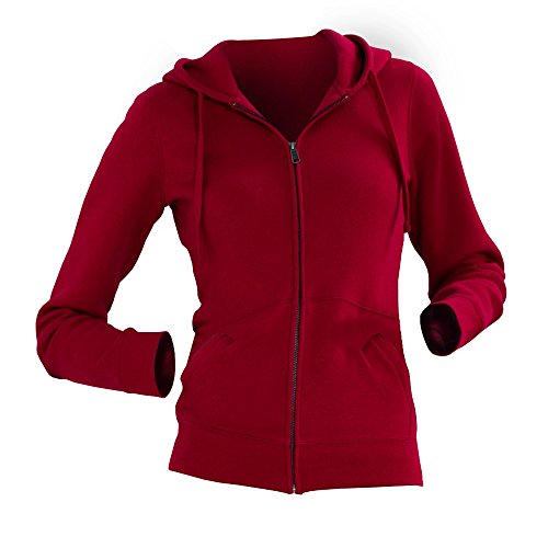 Russell Damen Kapuzenjacke, 3lagig (Large) (Rot) von Russell