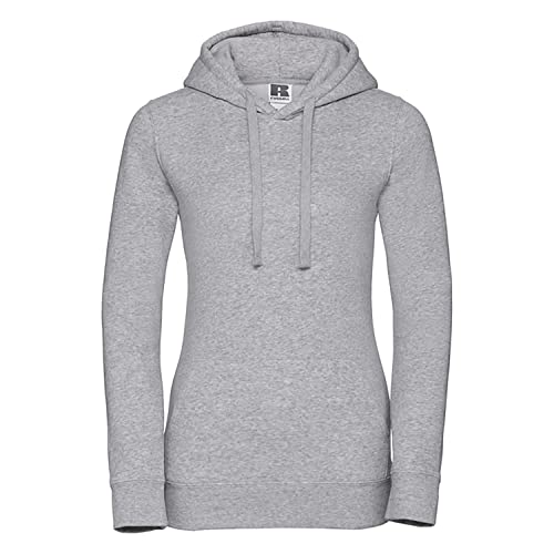 Russell Damen Kapuzenpullover, 3lagig (L) (Hellgrau) von Russell