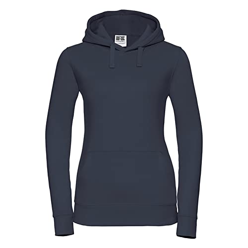 Russell Damen Kapuzenpullover, 3lagig (L) (Marineblau) von Russell