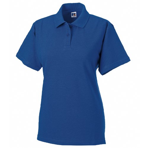 Russell Damen Polo Shirt Europe Klassik Kurzarm (2XL - 44) (Royalblau) von Russell