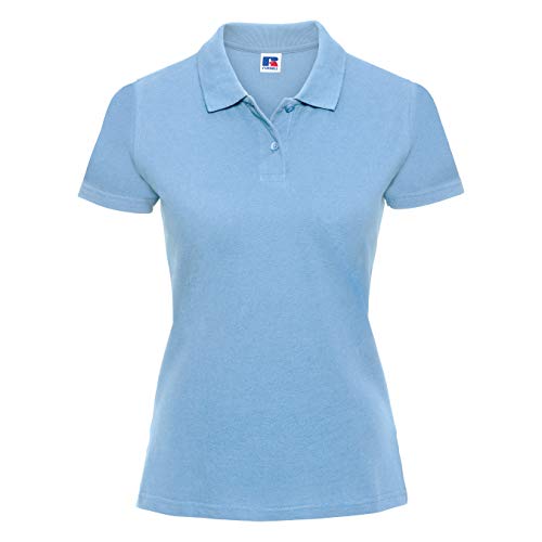 Russell Damen Polo Shirt Europe Klassik Kurzarm (L - 40) (Himmelblau) von Russell