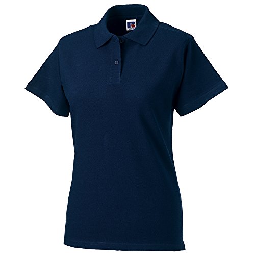 Russell Damen Polo Shirt Europe Klassik Kurzarm (L - 40) (Marineblau) von Russell