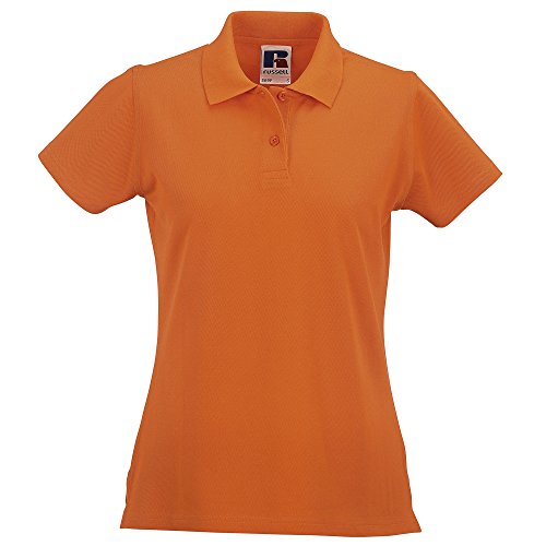 Russell Damen Polo Shirt Europe Klassik Kurzarm (M - 38) (Orange) von Russell