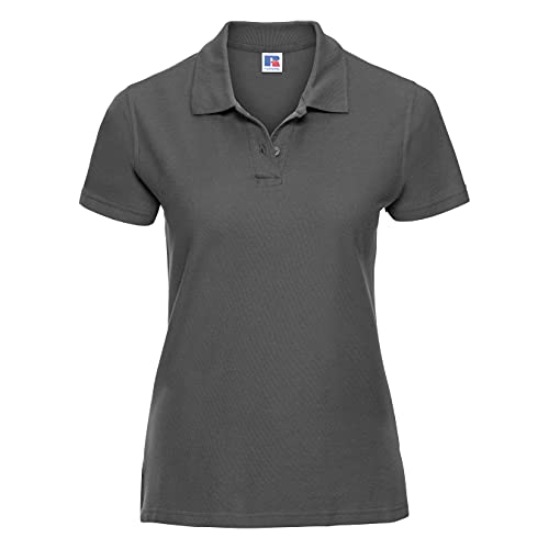 Russell Damen Polo Shirt Europe Ultimate Klassik Kurzarm (S - 36) (Titan) von Russell