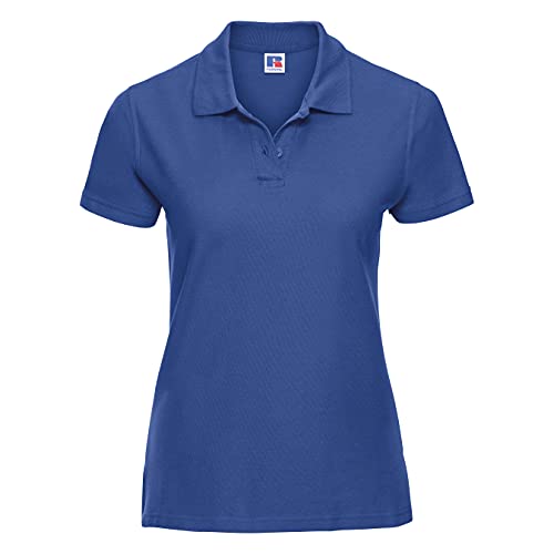 Russell Damen Polo Shirt Europe Ultimate Klassik Kurzarm (XL - 42) (Royalblau) von Russell