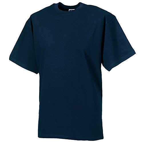 Russell Europe Herren T-Shirt, Kurzarm (XL) (Marineblau) von Russell