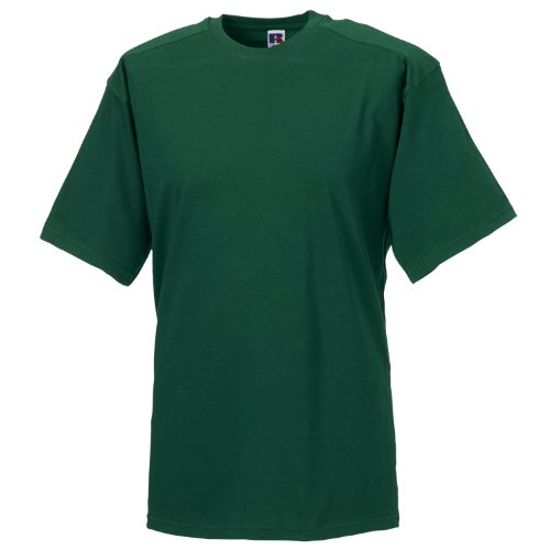 Russell Europe Herren T-Shirt/Arbeits-T-Shirt (XL) (Flaschengrün) von Russell