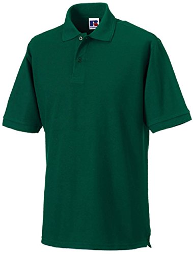 Russell Europe: Robustes Poloshirt bis 6XL R-599M-0, Größe:6XL;Farbe:Bottle Green von Russell