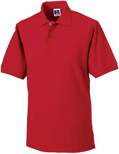 Russell Europe: Robustes Poloshirt bis 6XL R-599M-0, Größe:XL;Farbe:Classic Red von Russell