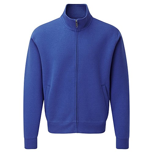 Russell Herren Authenitc Sweatshirt Jacke (3XL) (Royal Blau) von Russell