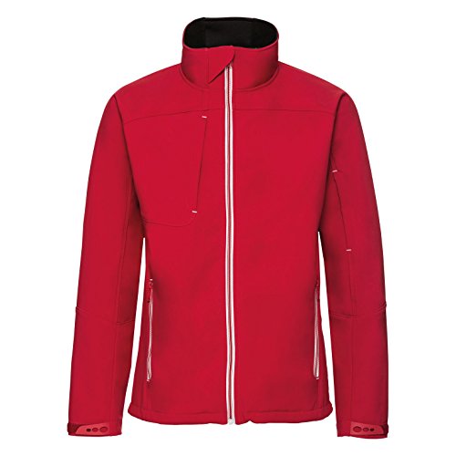 Russell Herren Bionic Softshell Jacke (4XL) (Rot) von Russell