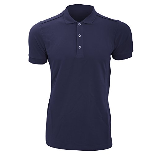 Russell Herren Stretch Polo-Shirt, Kurzarm (XL) (Marineblau) von Russell