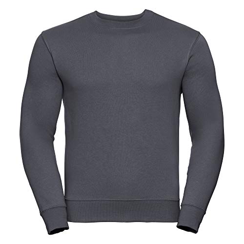 Russell Herren Sweatshirt, schmaler Schnitt (M) (Anthrazit) von Russell