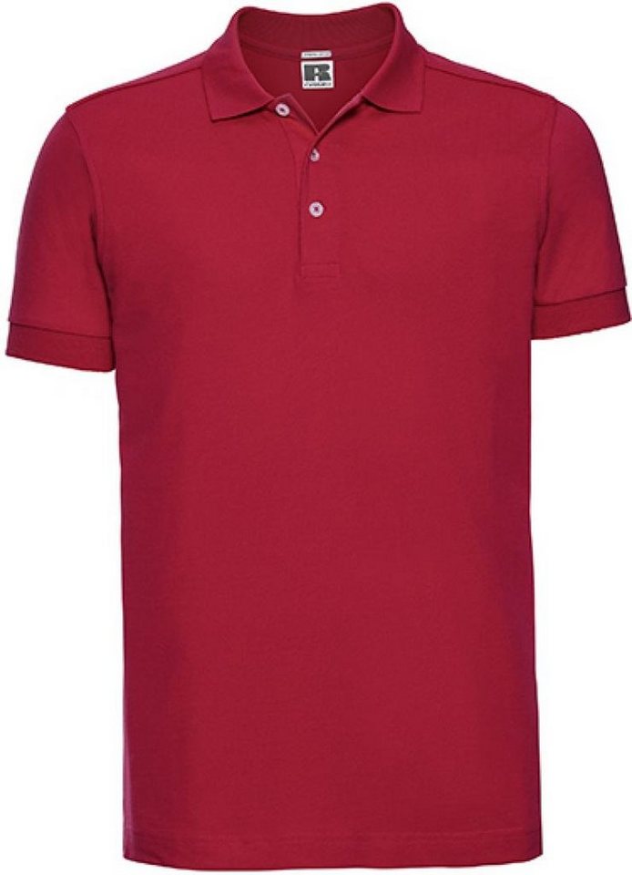 Russell Poloshirt Herren Stretch Polo Shirt / längere Ausführung von Russell