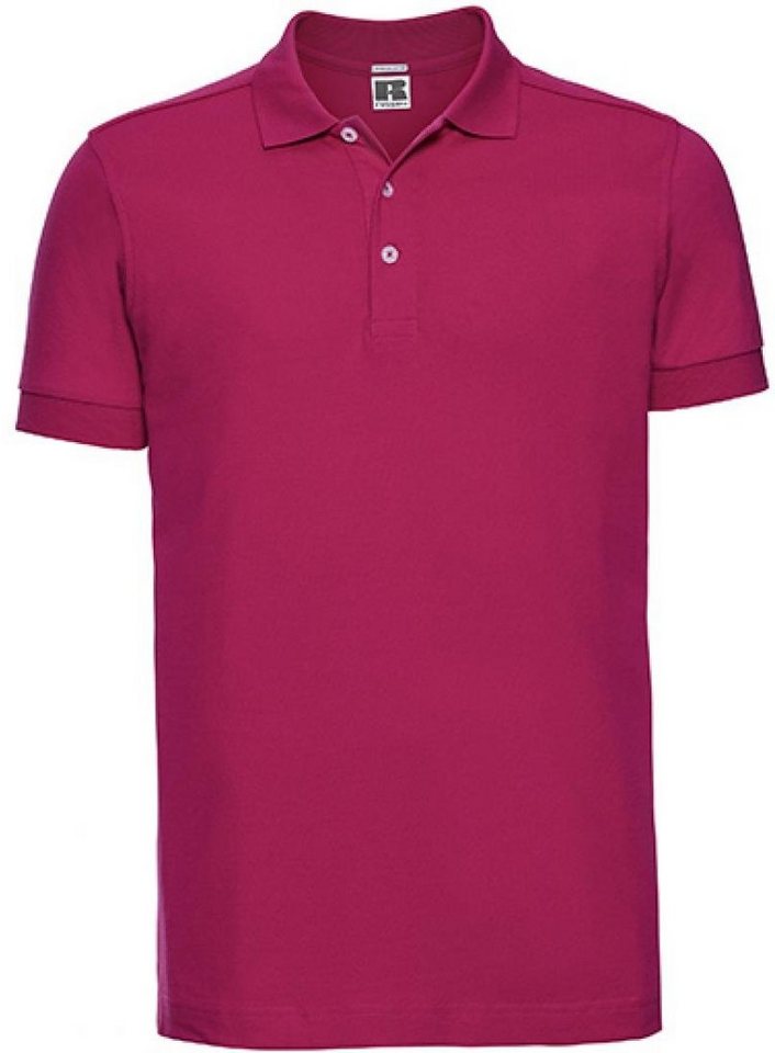 Russell Poloshirt Herren Stretch Polo Shirt / längere Ausführung von Russell