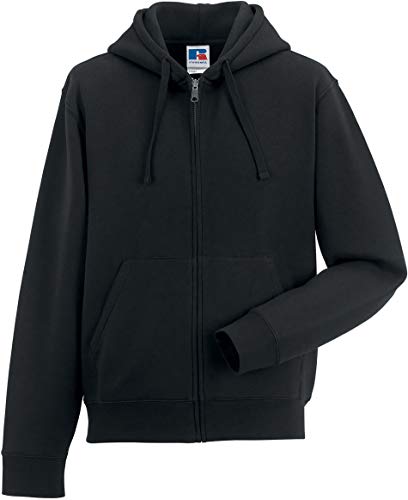 Russell Unisex Sweatjacke Authentic Zipped Hood R-266M-0 Black XS von Russell
