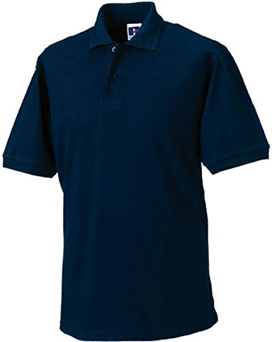 Russell Collection r-599 m-0 Poloshirt aus robustem Baumwollmischgewebe bis Größe 4XL XXXL marineblau von Russell