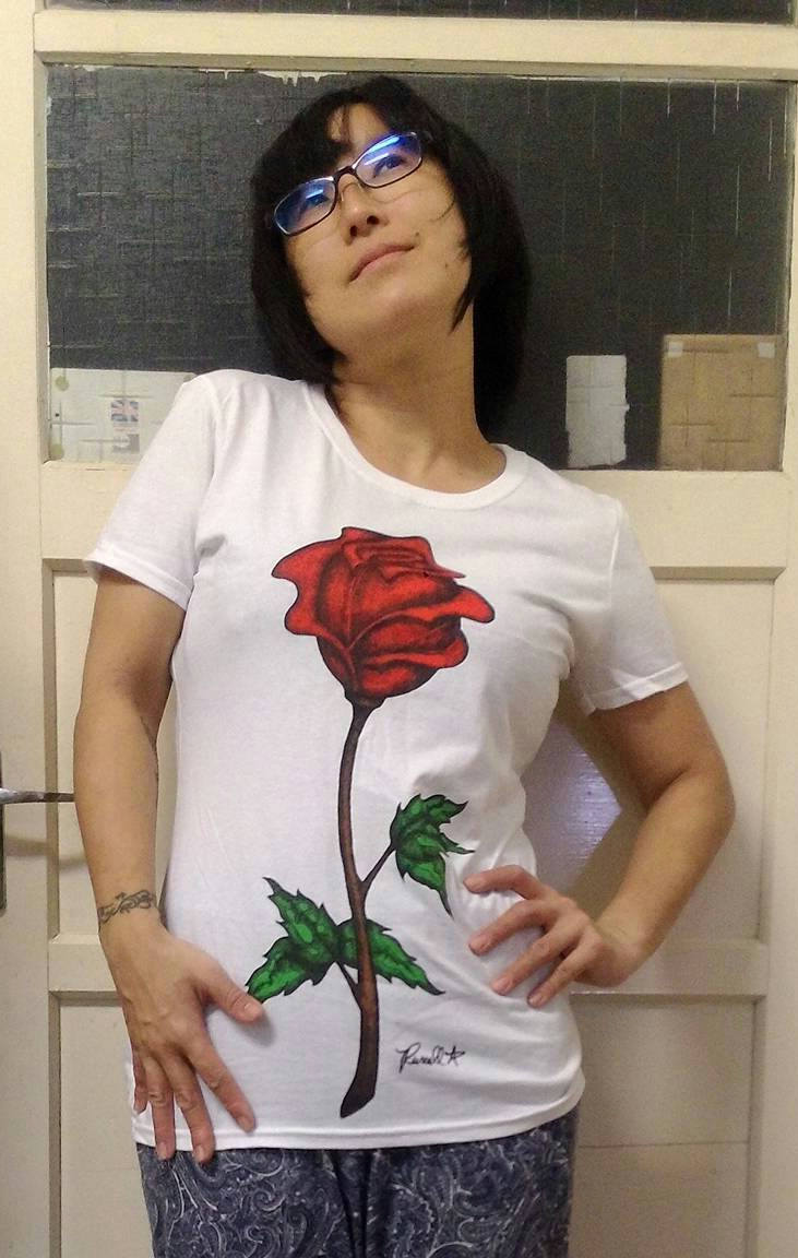 Rose-T-Shirt von RussellStarrArt