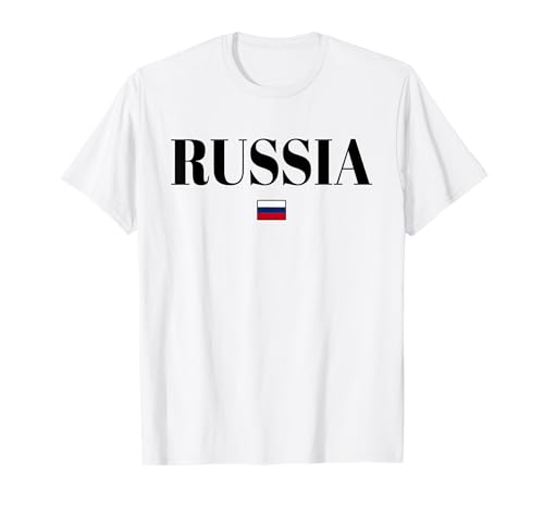 RUSSLAND Flagge Damen Herren Kinder RUSSLAND T-Shirt von Russia Family Shop