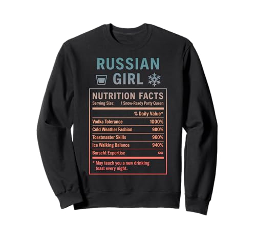 Russisches Mädchen Stolze Frauen mit russischen Wurzeln Sweatshirt Russisches Mädchen Stolze Frauen mit russischen Wurzeln Sweatshirt von Russian Culture Gifts for Russia Women