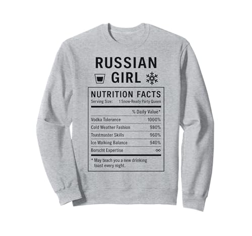 Russisches Mädchen Stolze Frauen mit russischen Wurzeln Sweatshirt Russisches Mädchen Stolze Frauen mit russischen Wurzeln Sweatshirt von Russian Culture Gifts for Russia Women