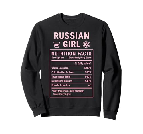 Russisches Mädchen Stolze Frauen mit russischen Wurzeln Sweatshirt Russisches Mädchen Stolze Frauen mit russischen Wurzeln Sweatshirt von Russian Culture Gifts for Russia Women