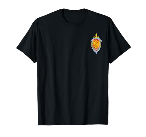 Russian Federal Security Service FSB Spetsnaz Intelligence T-Shirt - Herren & Damen Unisex - Schwarz - S - Kurzarm - Klassisch - Einfarbig - Pull-On - 1 Count von Russian Federal Security Service FSB