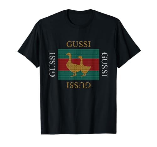 Russland Gussi - Russisch Gänse T-Shirt für Damen, Herren & Kinder - Schwarz, S - Klassisch, humorvoll, kurzärmlig, rundhals von Russland Gussi lustiges T Shirt