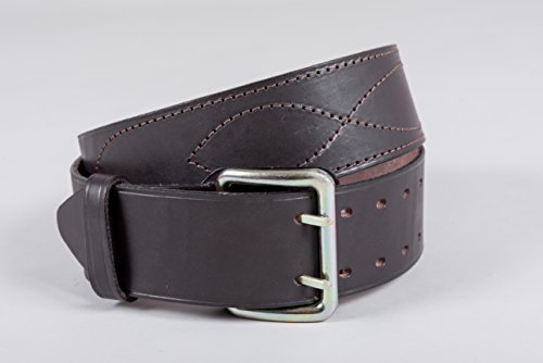 Original Russische Offizier Ledergürtel (Braun, 93cm - 113cm) von Russland