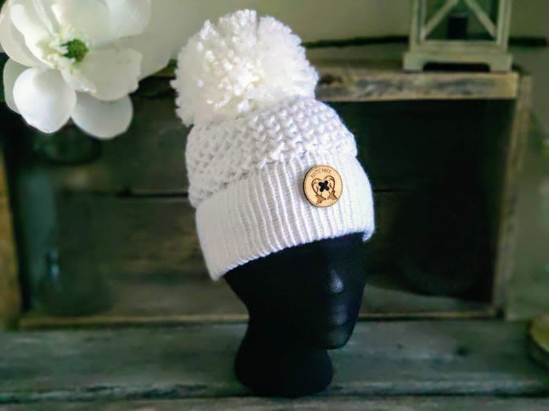 Tuque Mit Pompon-Rustikale Handgestrickte Anick-Mütze - Grobstrick -Wintermütze- Hergestellt in Quebec von RusticAnick