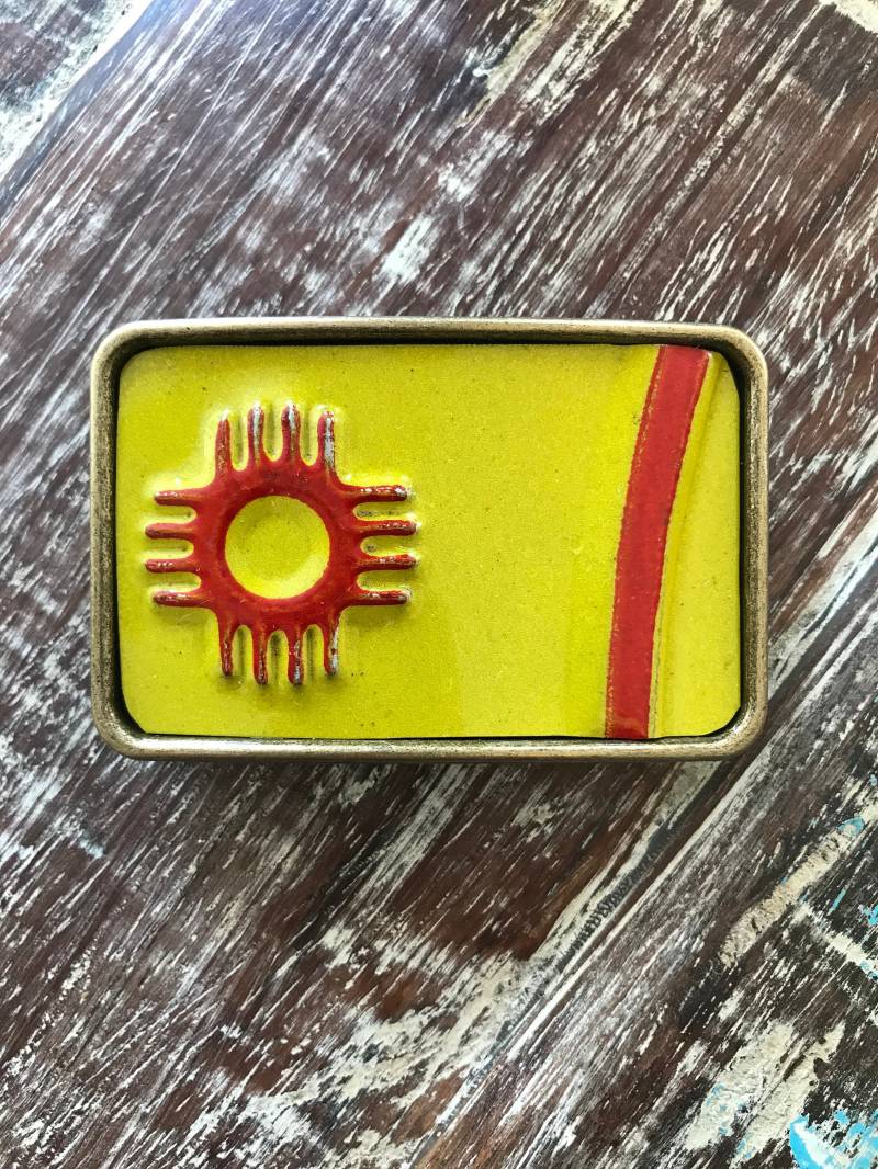 Zia Gelb New Mexico Tolles Geschenk Für Sie Oder Ihn von Rusticbuckles